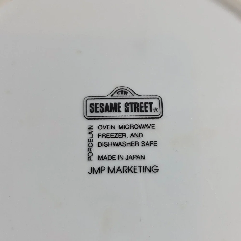 Vintage Sesame Street Big Bird Porcelain Plate JMP Marketing Japan‎ 8.5